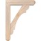 Ekena Millwork Olympic Craftsman Smooth Bracket w/ Offset Brace, Douglas Fir, 5 1/2"W x 22"D x 30"H BKT0604X22X30OLY04SDF - alternate 4
